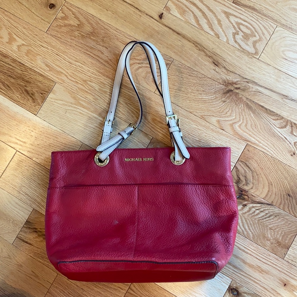 Red Michael Kors Purse